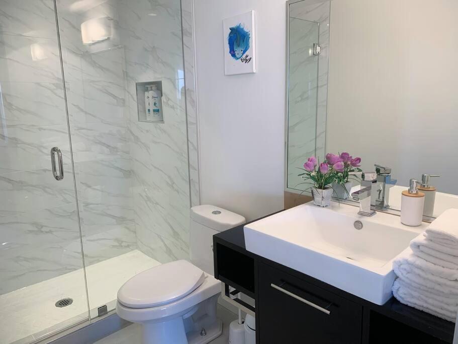 Apartament Downtown 3Br/2Ba+Views+Skytrain+Free Parking Vancouver Zewnętrze zdjęcie
